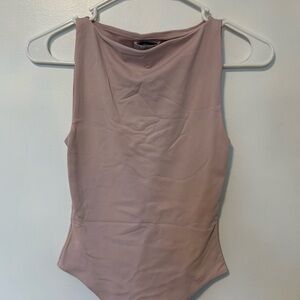 Aritzia Mauve Sleeveless Bodysuit